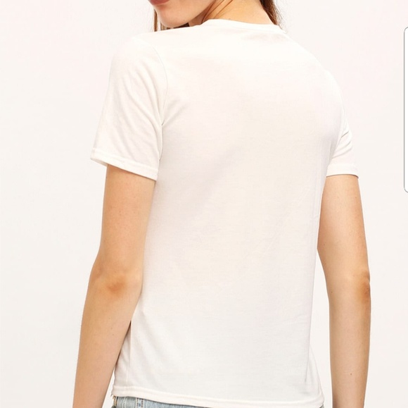 Sequin Lip Tee - Picture 3 of 8